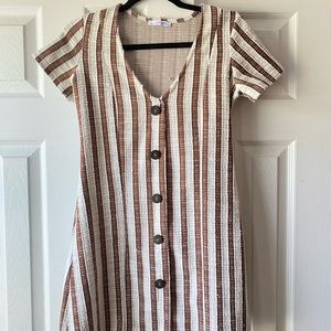Zara Striped Mini Dress